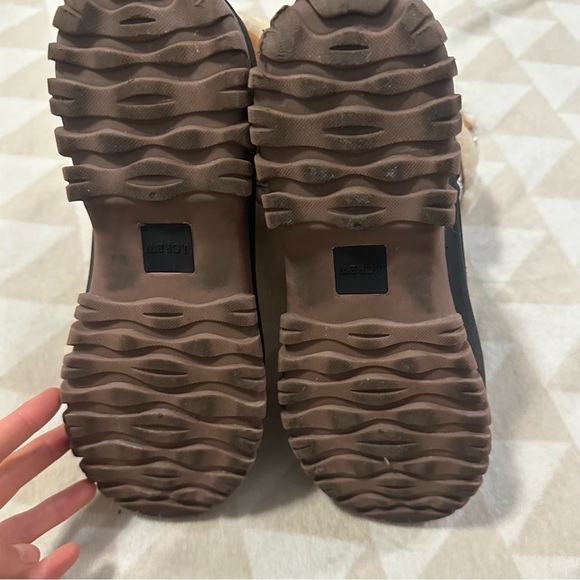 J crew Perfect Winter boots with sherpa pecan camel - Picture 4 of 7